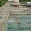 Carrelage sol extérieur effet pierre vert oxydé L.60 x l.30 cm x ép.9 mm, Denali- Carrelage Extérieur Et Terrasse