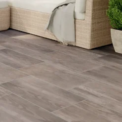 Carrelage Extérieur Et Terrasse<Carrelage sol extérieur effet bois gris clair L.60 x l.30 cm x ép.8,7 mm, Norwegio
