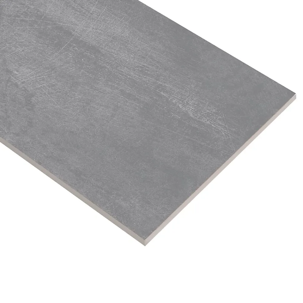 Ecoceramic Carrelage sol extérieur en grès cérame émaillé effet béton gris l.30 x L.60 x ép. 0.9 cm District- Carrelage Extérieur Et Terrasse