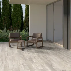 Ecoceramic Carrelage Extérieur Et Terrasse<Carrelage sol extérieur en grès cérame émaillé effet bois blanc l.15 x L.90 x ép.0,86 cm Timberlane