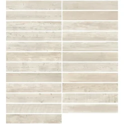 Ecoceramic Carrelage Extérieur Et Terrasse<Carrelage sol extérieur en grès cérame émaillé effet bois blanc l.15 x L.90 x ép.0,86 cm Timberlane