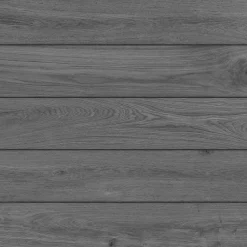 Ecoceramic Carrelage sol extérieur en grès cérame émaillé effet chêne anthracite l.45 x L.45 x 0.95 cm Deckland- Carrelage Extérieur Et Terrasse
