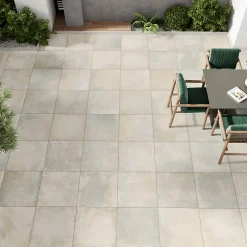 GoodHome Carrelage Extérieur Et Terrasse<Carrelage sol extérieur en grès cérame émaillé effet pierre gris clair l.60 x L.60 x ép.2 cm Arina