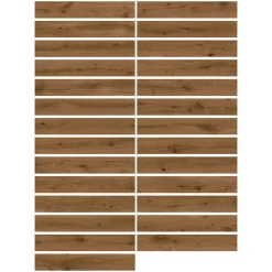 Ecoceramic Carrelage Extérieur Et Terrasse<Carrelage sol extérieur en grès cérame émaillé effet bois café l.15 x L.90 x ép.0,86 cm Riverwood