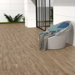 Ecoceramic Carrelage sol extérieur en grès cérame émaillé effet bois naturel l.15 x L.90 x ép.0,86 cm Timberlane- Carrelage Extérieur Et Terrasse