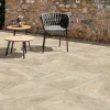 Carrelage sol extérieur en grès cérame émaillé effet pierre beige l.60 x L.60 x ép.0,8 cm Siena- Carrelage Extérieur Et Terrasse