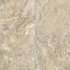 Carrelage sol extérieur en grès cérame émaillé effet pierre beige l.60 x L.60 x ép.0,8 cm Siena- Carrelage Extérieur Et Terrasse