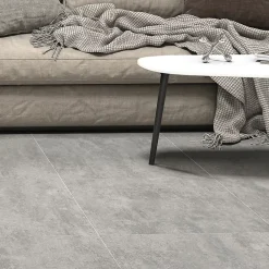 Ecoceramic Carrelage Extérieur Et Terrasse<Carrelage sol extérieur en grès cérame émaillé effet béton gris perle l.60 x L.60 x ép. 0.9cm Bauha
