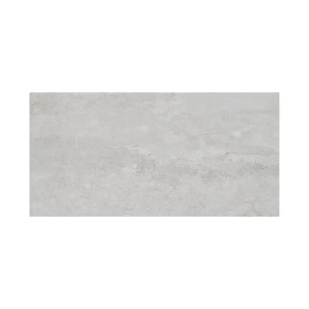 GoodHome Carrelage sol extérieur gris effet pierre L.60 x l.30 cm x ép.8,7 mm, Volfy- Carrelage Extérieur Et Terrasse