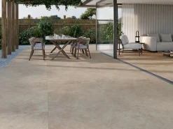 Cristacer Carrelage sol intérieur / extérieur antidérapant R11 Arbia Sand l.60 X L.60 cm rectifié 1er choix- Carrelage Extérieur Et Terrasse