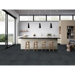 RAK Ceramics Carrelage Sol Effet Béton<Carrelage sol intérieur / mur intérieur légèrement structuré Surface 2.0 Night l.60 X L.60 cm rectifié 1er choix.