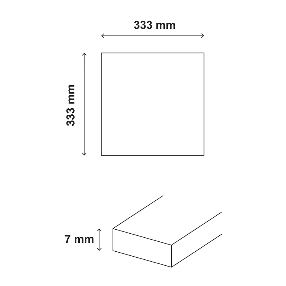 Carrelage Mural Effet Pierre|Carrelage Sol Effet Pierre<Carrelage sol intérieur anthracite L.33,3 x l.33,3 cm x ép.7 mm, Porphyre