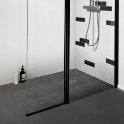 GoodHome Carrelage Mural Pour Wc|Carrelage Mural Effet Pierre<Carrelage sol intérieur anthracite L.60 x l.30 cm, Slate