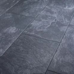 GoodHome Carrelage Mural Pour Cuisine|Carrelage Mural Pour Salle De Bains<Carrelage sol intérieur anthracite L.61,5 x l.30,8 cm x ép.8 mm, Shaded
