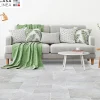 Carrelage Sol Effet Pierre<Carrelage sol intérieur aspect marbre gris 61 x 40.6 cm Ép.12 mm Casa Linea