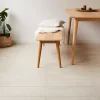 GoodHome Carrelage Mural Effet Pierre|Carrelage Sol Effet Pierre<Carrelage sol intérieur beige effet pierre L.60 x l.30 cm x ép.8 mm, Soft Travertin