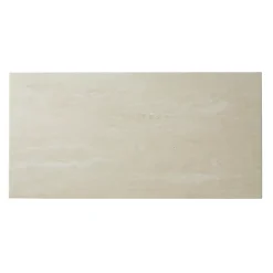 GoodHome Carrelage Mural Effet Pierre|Carrelage Sol Effet Pierre<Carrelage sol intérieur beige effet pierre L.60 x l.30 cm x ép.8 mm, Soft Travertin