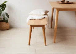 GoodHome Carrelage Mural Effet Pierre|Carrelage Sol Effet Pierre<Carrelage sol intérieur beige effet pierre L.60 x l.30 cm x ép.8 mm, Soft Travertin