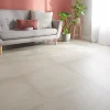 GoodHome Carrelage Sol Pour Pièce À Vivre|Carrelage Mural Effet Béton<Carrelage sol intérieur beige effet béton L.60 x L.60 cm x ép.10 mm, Smooth