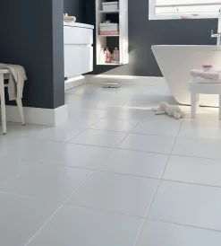 Carrelage sol intérieur blanc effet pierre L.33 x l.33 cm x ép.8,5 mm, Monzie- Carrelage Mural Pour Douche|Carrelage Mural Pour Cuisine