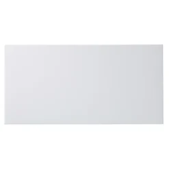 GoodHome Carrelage sol intérieur blanc effet pierre L.60 x l.30 cm x ép.9 mm, Plain- Carrelage Mural Uni|Carrelage Mural Pour Wc