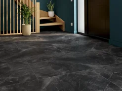 Carrelage Mural Effet Marbre|Carrelage Sol Effet Marbre<Carrelage sol intérieur effet marbre anthracite L.120 x l.60 cm x ép.7 mm, Casa Tenzania
