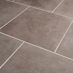 GoodHome Carrelage sol intérieur effet béton gris L.42,6 x l.42,6 cm x ép.7,4 mm, Konkrete- Carrelage Sol Pour Pièce À Vivre|Carrelage Mural Effet Béton