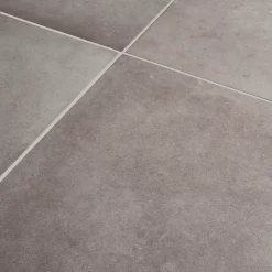 GoodHome Carrelage sol intérieur gris effet béton L.61,6 x l.61,6 cm x ép.7,4 mm, Konkrete- Carrelage Mural Pour Wc|Carrelage Mural Effet Béton