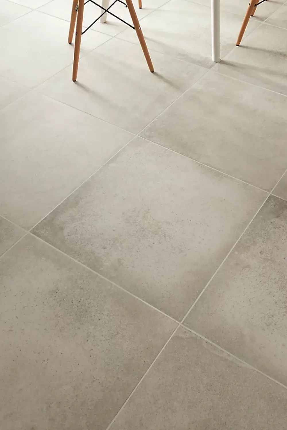 GoodHome Carrelage Mural Pour Wc|Carrelage Mural Effet Béton<Carrelage sol intérieur gris clair effet béton L.60 x l.60 cm x ép.9,5 mm, Kontainer