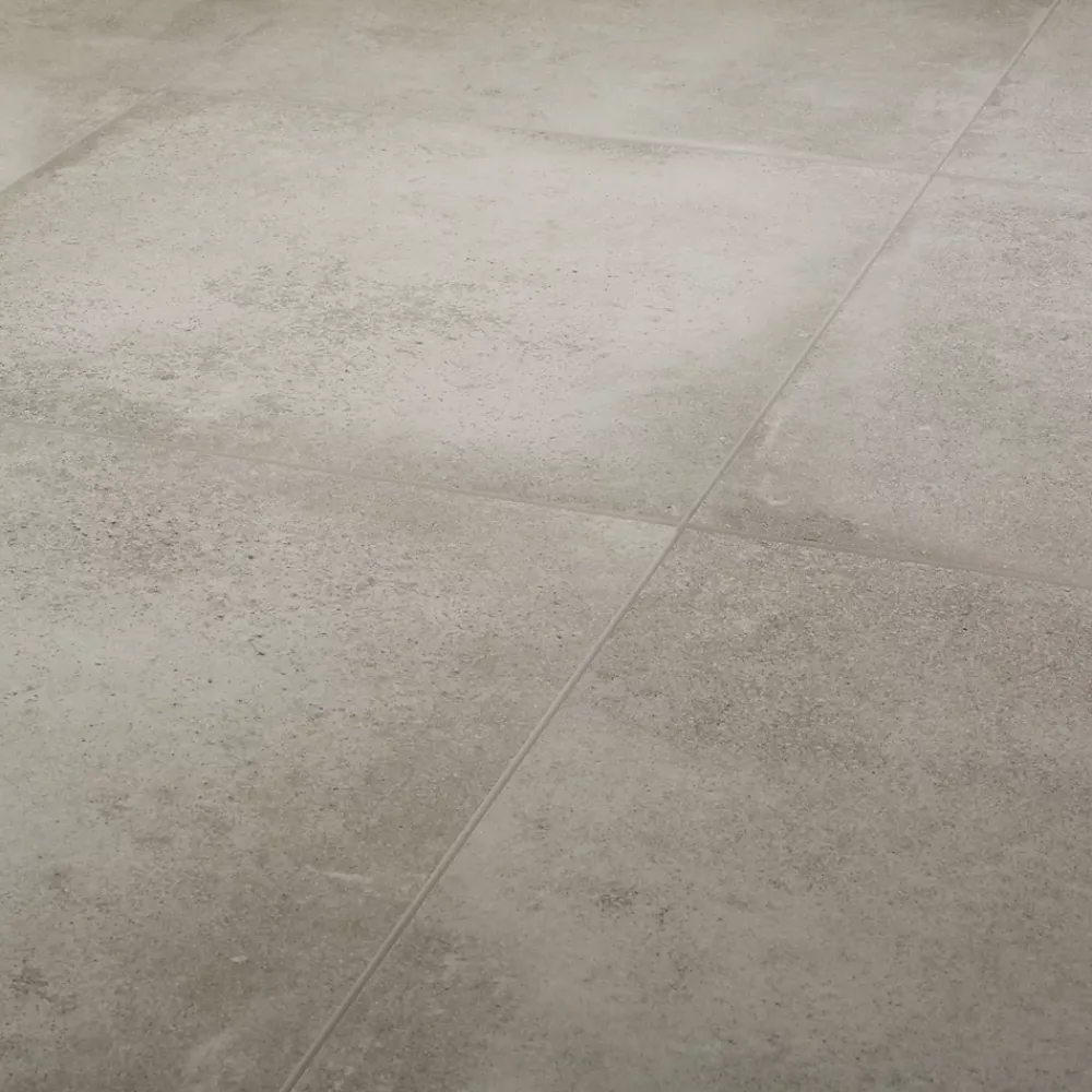 GoodHome Carrelage Mural Pour Wc|Carrelage Mural Effet Béton<Carrelage sol intérieur gris clair effet béton L.60 x l.60 cm x ép.9,5 mm, Kontainer