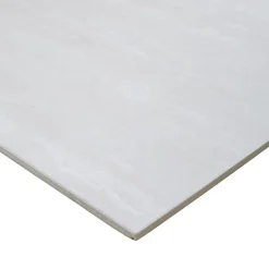 GoodHome Carrelage Mural Effet Pierre|Carrelage Sol Effet Pierre<Carrelage sol intérieur ivoire effet pierre L.60 x l.60 cm x ép.9,2 mm, Soft Travertin