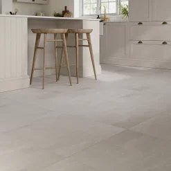 GoodHome Carrelage Mural Effet Pierre|Carrelage Sol Effet Pierre<Carrelage sol intérieur ivoire effet pierre L.60 x l.60 cm x ép.9,2 mm, Soft Travertin