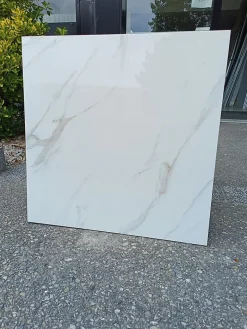 Velloza Carrelage sol/mur effet marbre blanc brillant CLASSIC CORAL L.60 x l.60cm- Carrelage Sol Pour Pièce À Vivre|Carrelage Sol Effet Marbre