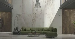 Deco Prom Carrelage sol/mur intérieur effet MARBRE l.60 x L.120 cm ONIKS BLANC- Faïence Pour Cuisine|Faïence Effet Marbre