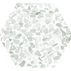 Allocarrelage Carrelage Sol Effet Terrazzo|Carrelage Sol Pour Cuisine<Carrelage Terrazzo Hexagonal 23x26 Riazza Vert