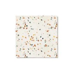 Ro'Ma Nature Carrelage Terrazzo véritable Roma 40x40x2 cm (lot de 1,28 m² soit 8 dalles) -- Carrelage Sol Effet Terrazzo