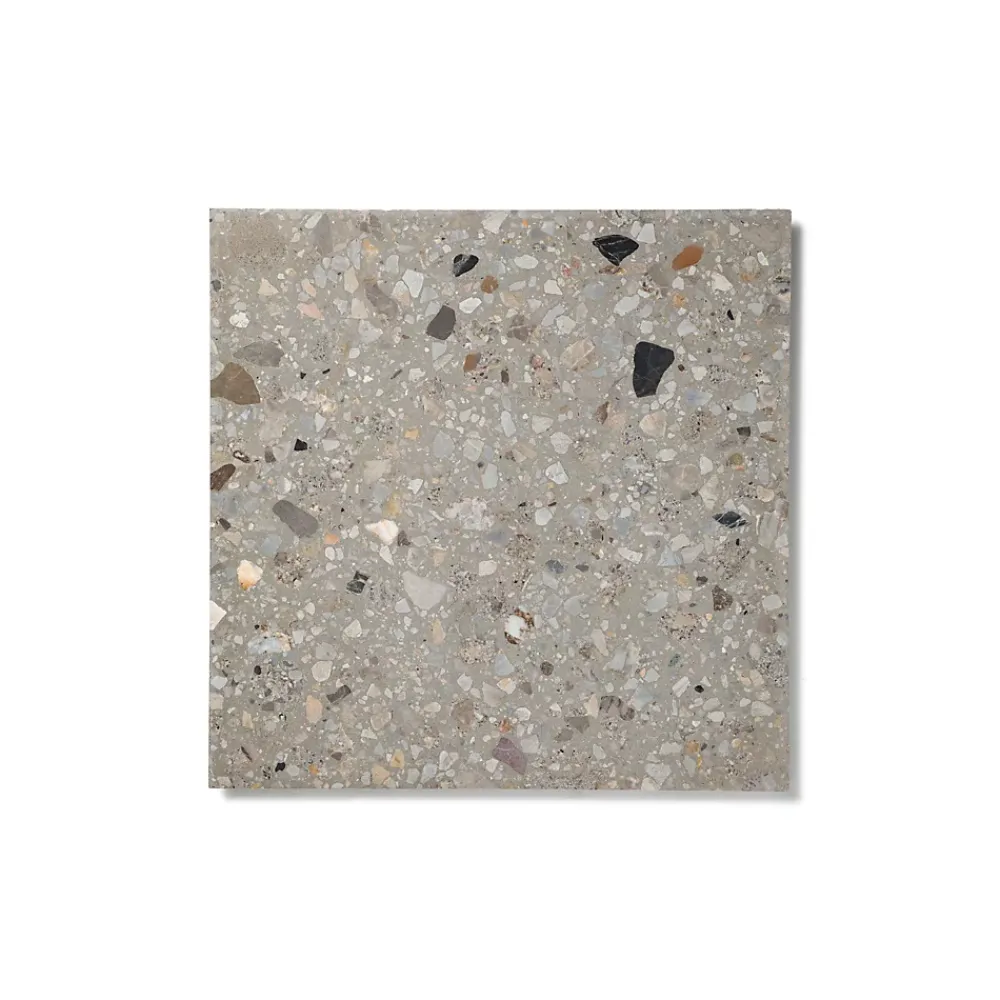 Ro'Ma Nature Carrelage Sol Effet Terrazzo<Carrelage Terrazzo véritable Certosa 40x40x2 cm (lot de 1,28 m² soit 8 dalles) -