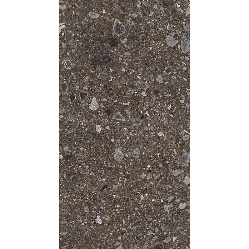 Allocarrelage Carrelage Terrazzo 60x120 Ceppo Nuovo Black Poli Rectifie -- Carrelage Sol Effet Terrazzo|Carrelage Sol Pour Cuisine