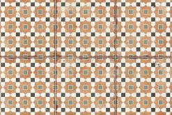 Concept Mosaïque Carrelage Sol Effet Carreaux De Ciment<Carrelage TESSIA 20x20 cm effet carreaux ciment vieilli