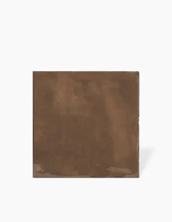 Comptoir du Cérame Carrelage Tradition Marron - 15 X15 cm - MK2305210- Faïence Pour Wc