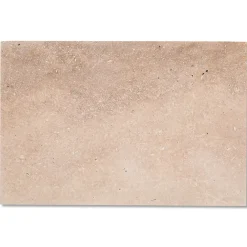 Ro'Ma Nature Travertin<Carrelage Travertin Beige Nuancé 61x40,6x1,2 cm - Intérieur et Extérieur (lot de 1,24 m² 5 dalles) -