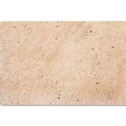 Ro'Ma Nature Travertin<Carrelage Travertin Beige Nuancé 61x40,6x1,2 cm - Intérieur et Extérieur (lot de 1,24 m² 5 dalles) -
