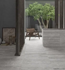 Bestile Carrelage Travertino B Gris - Mat 120 x 60cm ( vendu par boite de 1,44 m² )- Travertin