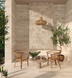 Bestile Carrelage Travertino B Noce - Mat 120 x 60cm ( vendu par boite de 1,44 m² )- Travertin