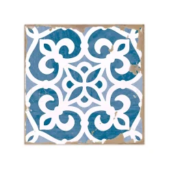 Ro'Ma Carrelage Carrelage Vintage Bleu Patchwork 33x33x0,95 cm Vintara - Sol et mur intérieur -- Carrelage Sol Pour Wc