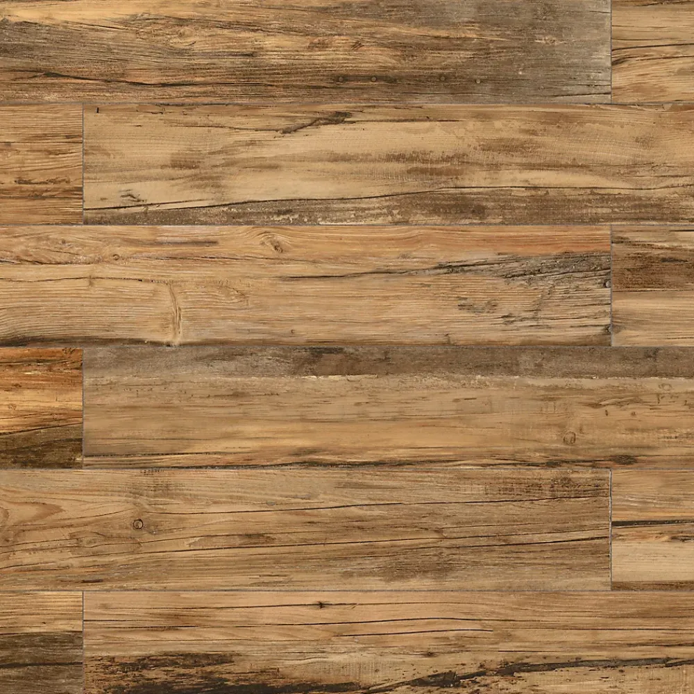 Ro'Ma Carrelage Carrelage Vintage effet Parquet Bois Rustique 121x19,5x0,9 cm In&Out Lignero - Sol et mur intérieur et Sol extérieur - RO'MA CARR- Carrelage Sol Effet Bois
