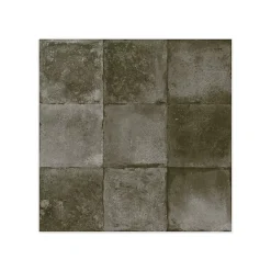 Ro'Ma Carrelage Carrelage Sol Pour Wc|Carrelage Sol Uni<Carrelage Vintage effet Zellige Noir 33x33x0,95 cm Orelia - Sol et mur intérieur -