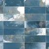 Ro'Ma Carrelage Carrelage Mural Pour Pièce À Vivre|Carrelage Mural Uni<Carrelage Vintage effet Zellige Bleu 40x20x1,03 cm Atelora - Mur intérieur -