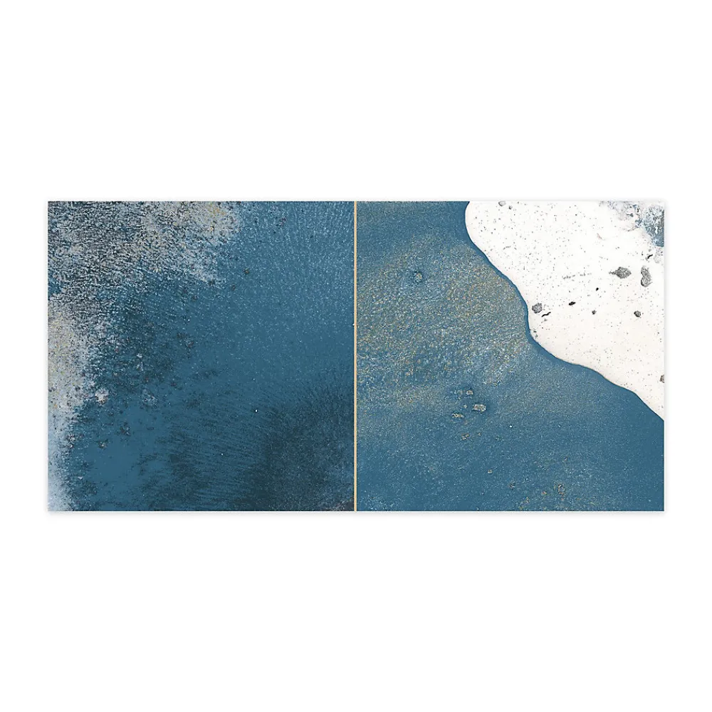 Ro'Ma Carrelage Carrelage Mural Uni<Carrelage Vintage effet Zellige Bleu 40x20x1,03 cm Atelora - Mur intérieur -