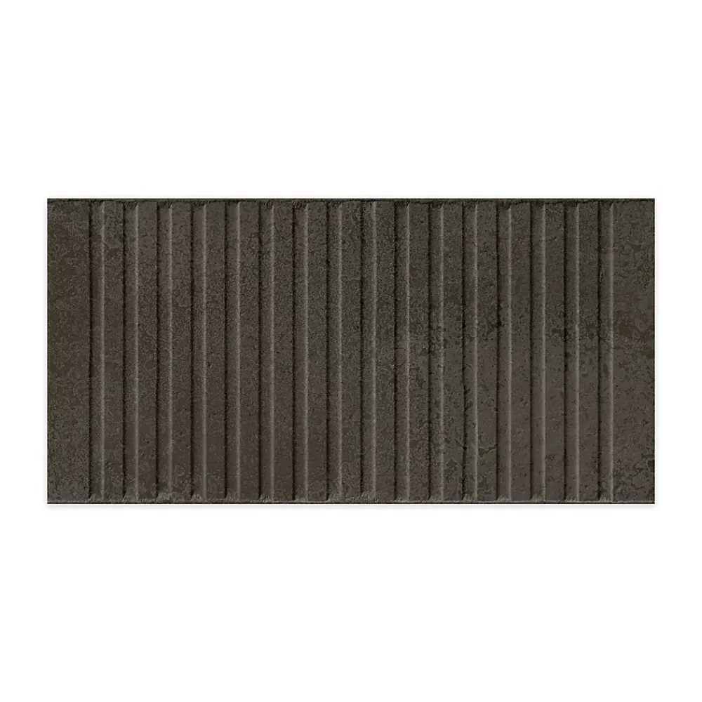 Ro'Ma Carrelage Carrelage Vintage Noir Linea 40x20x1,03 cm Tavira - Mur intérieur -- Carrelage Mural Pour Cuisine